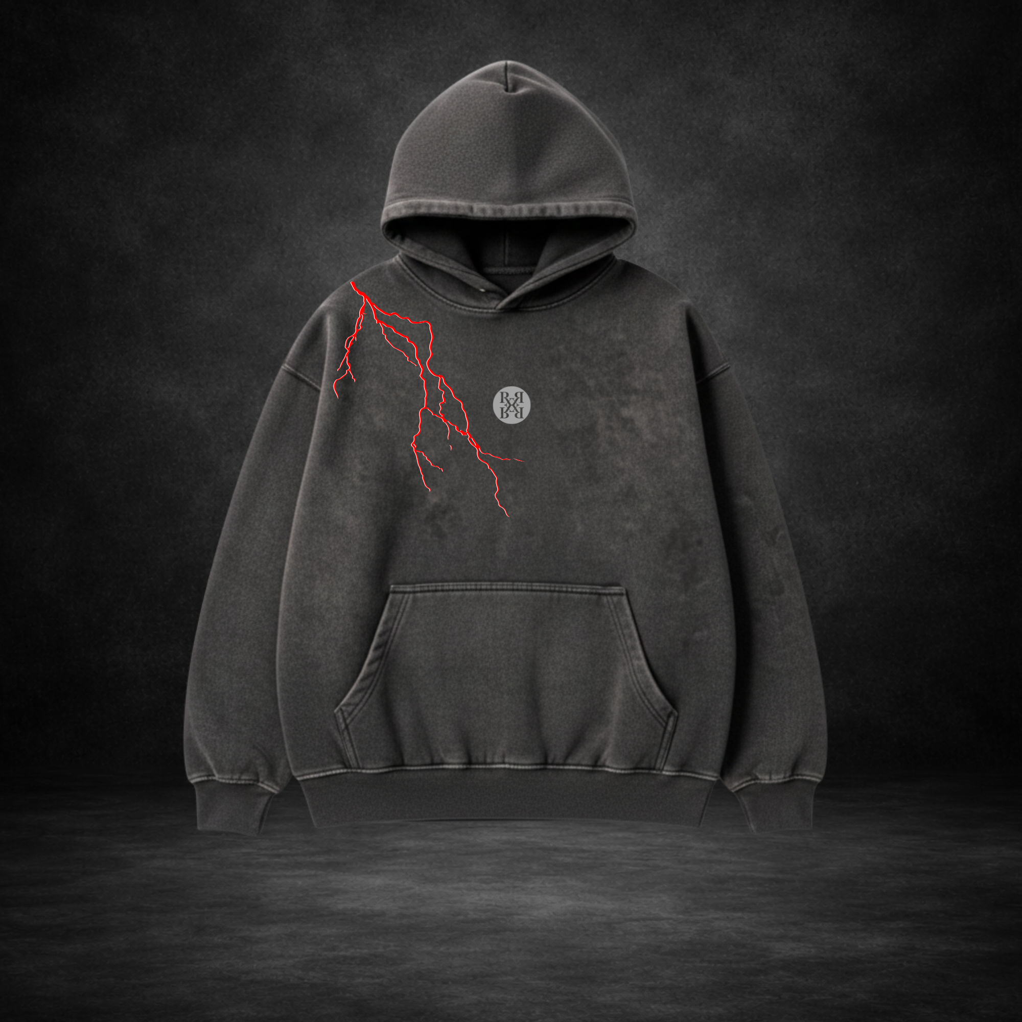 Acid Wash Thunder Hoodie